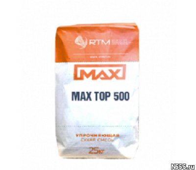 Max Top 500. Упрочнитель поверхности бетонн. пола
